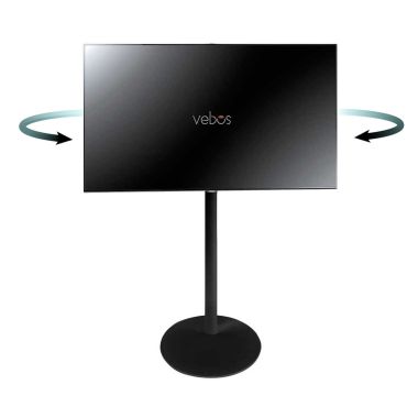 Vebos stojak telewizja obrotowy czarny