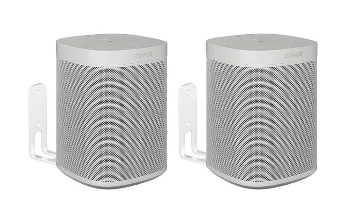 Para Vebos uchwyty scienne do Sonos One SL w kolorze bialym