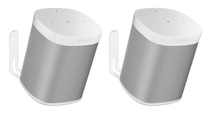 Para Vebos uchwyty scienne do Sonos One SL Bialy 20 Stopni