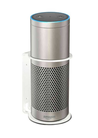 Vebos uchwyt scienny do Amazon Echo Plus w kolorze bialym