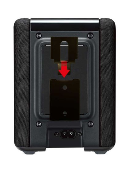 Vebos portable uchwyt scienny do Yamaha MusicCast WX 010 w kolorze czarnym