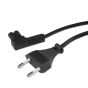 Vebos kabel zasilajacy z katowa wtyczka do Sonos One SL w kolorze czarnym 3m 20 cm