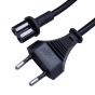Vebos kabel zasilajacy z katowa wtyczka do Sonos Five w kolorze czarnym 3m