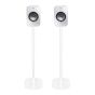 Para Vebos stojaki z KEF LSX w kolorze bialym