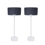 Para Vebos stojaki z Sonos Five w kolorze bialym detal