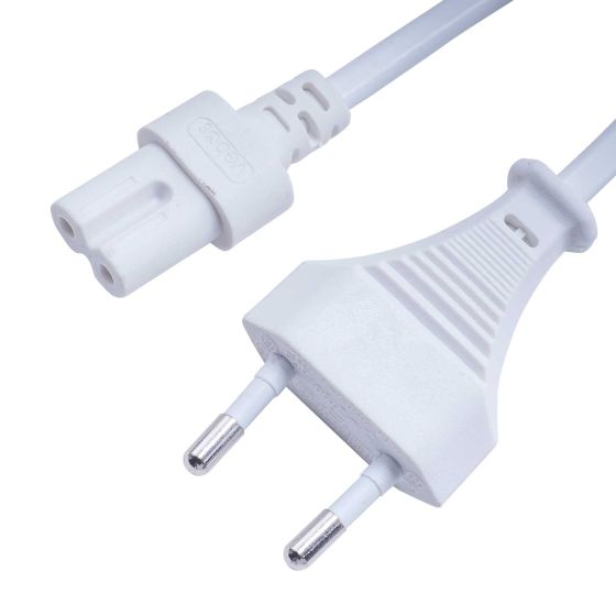 Vebos kabel zasilajacy z katowa wtyczka do Sonos Play 3 w kolorze bialym 3m