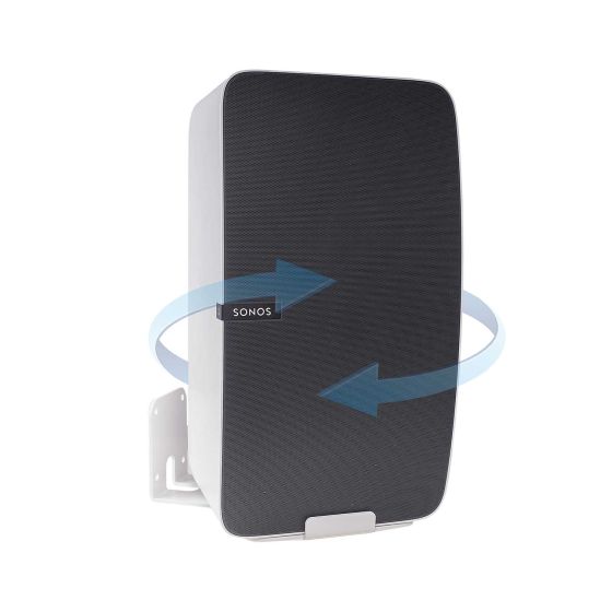 Vebos uchwyt scienny do Sonos Play 5 Gen 2 Obrotowy Bialy - Pionowy