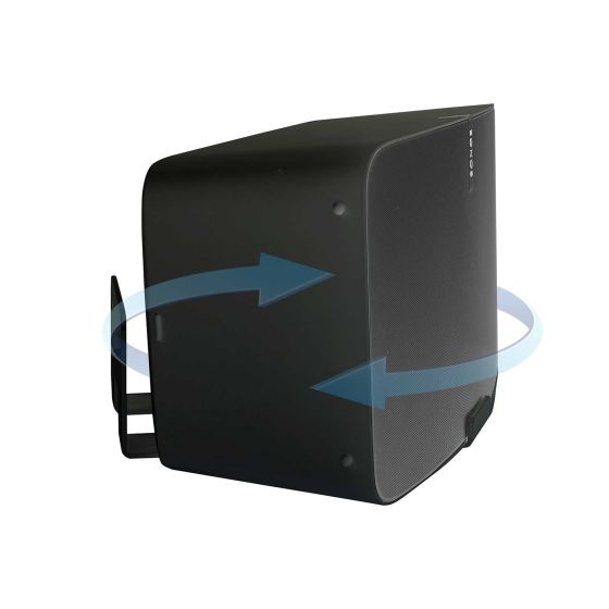 Vebos uchwyt scienny do Sonos Five Obrotowy w kolorze czarnym