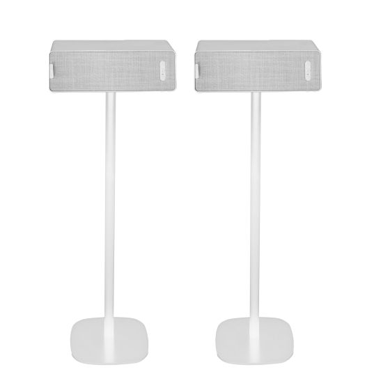 Para Vebos stojaki z Ikea Symfonisk Poziomo w kolorze bialym