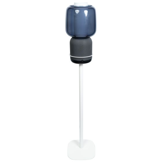Vebos stojak z Ikea Symfonisk Lamp w kolorze bialym