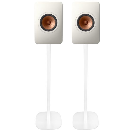Para Vebos stojaki z KEF LS50 w kolorze bialym