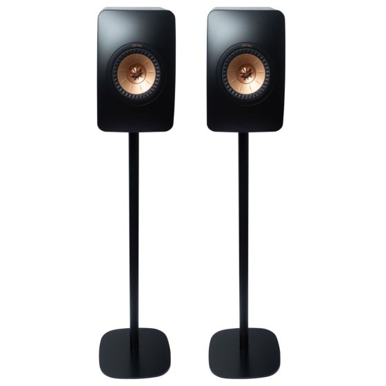 Para Vebos stojaki z KEF LS50 w kolorze czarnym