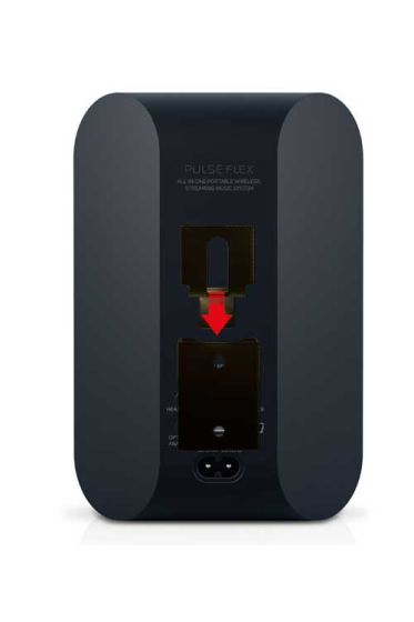 Vebos portable uchwyt scienny do Bluesound Pulse Flex w kolorze czarnym