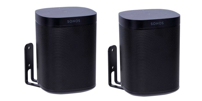Para Vebos uchwyty scienne do Sonos One SL w kolorze czarnym
